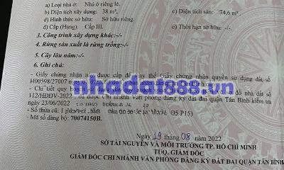 Nhà xây mới Hoàng Bật Đạt - Tân Bình 