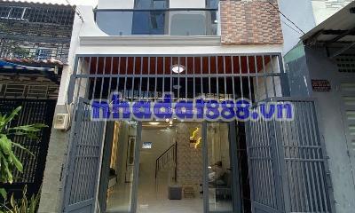  Nhà mới 1 trệt 1 lầu 3PN 3WC Bến Phú Lâm – Hẻm 5m xe hơi đỗ cửa 