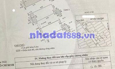 QUẬN 5 – 4 TẦNG BTCT – HẺM BA GÁC THÔNG – SÁT MẶT TIỀN BẠCH VÂN – CHỈ 4.XX TỶ