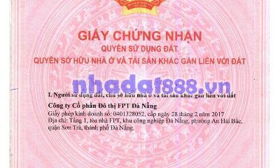 CẦN CHUYỂN NHƯỢNG TÒA CĂN HỘ 6 TẦNG, KHU ĐÔ THỊ FPT ĐÀ NẴNG.